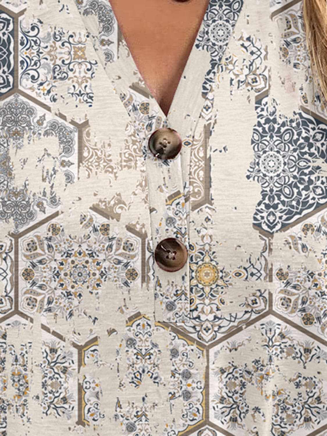 Chic sheer short sleeve blouse - Love Salve